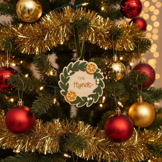 Wreath Christmas Tree Ornament