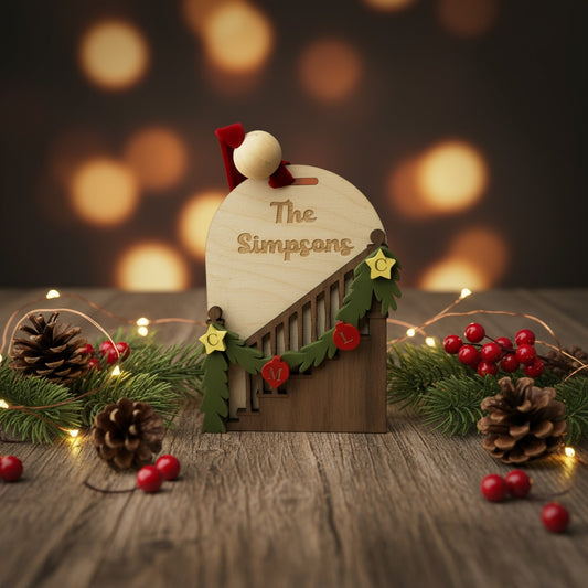 Stair Garland Christmas Ornament