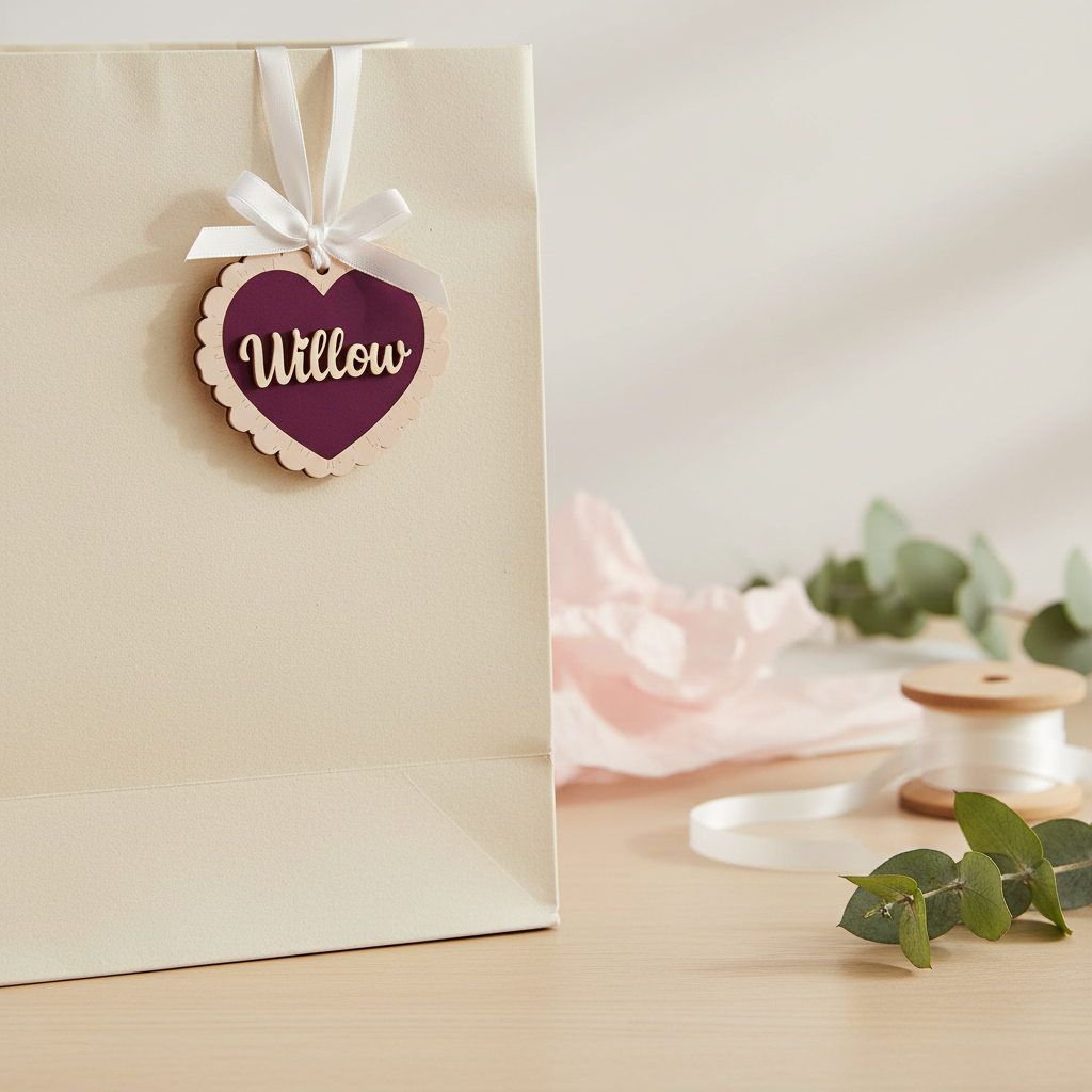 Valentine Heart Tag
