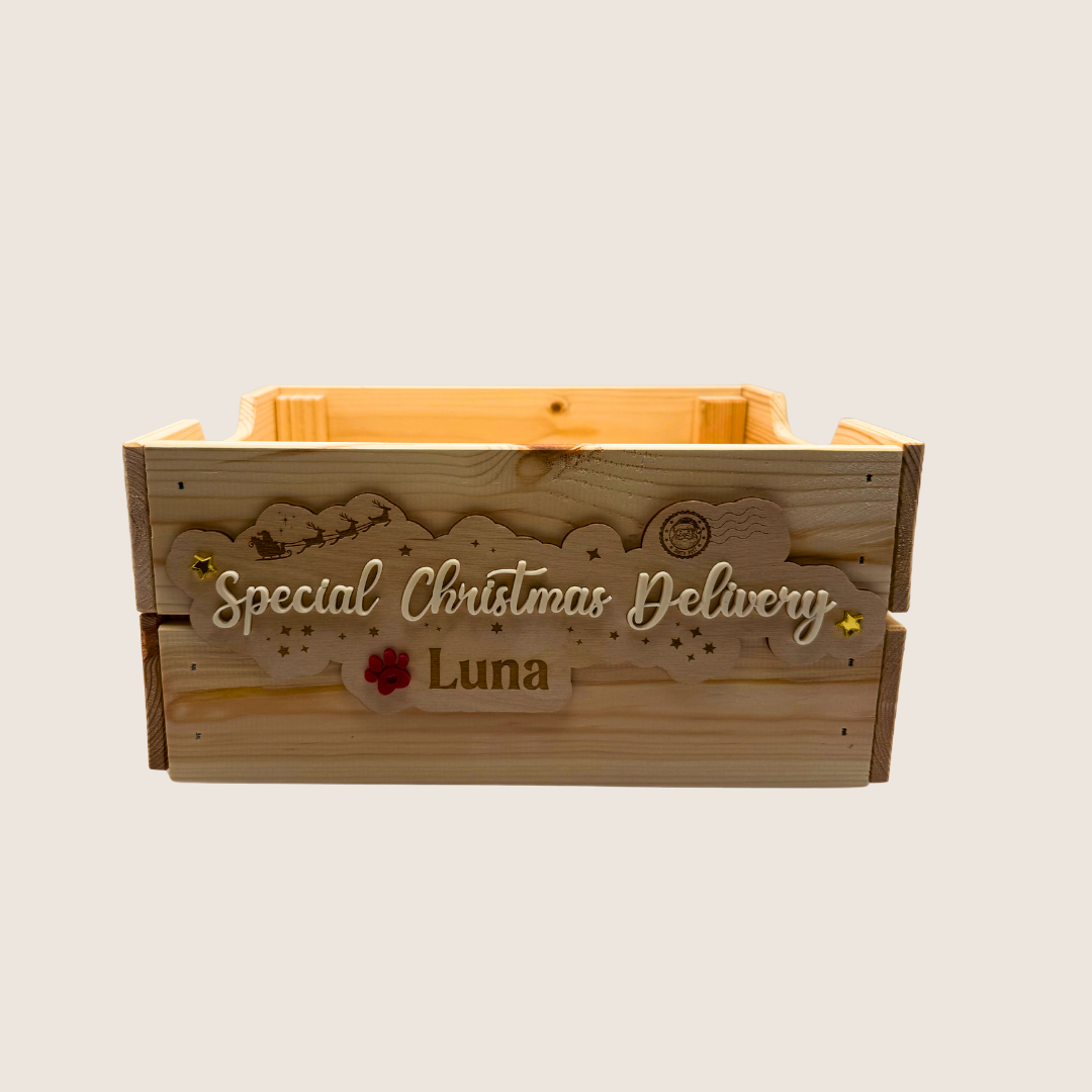 Personalised Pet Christmas Crate
