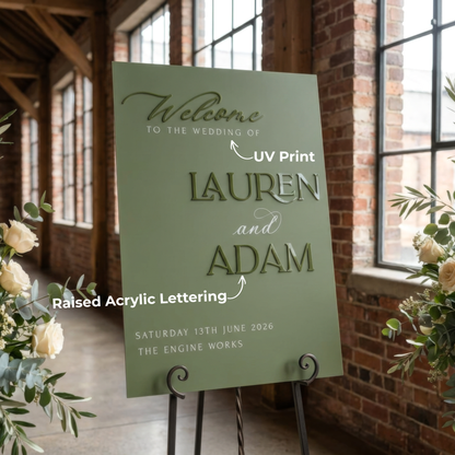 The Classic Wedding Welcome Sign